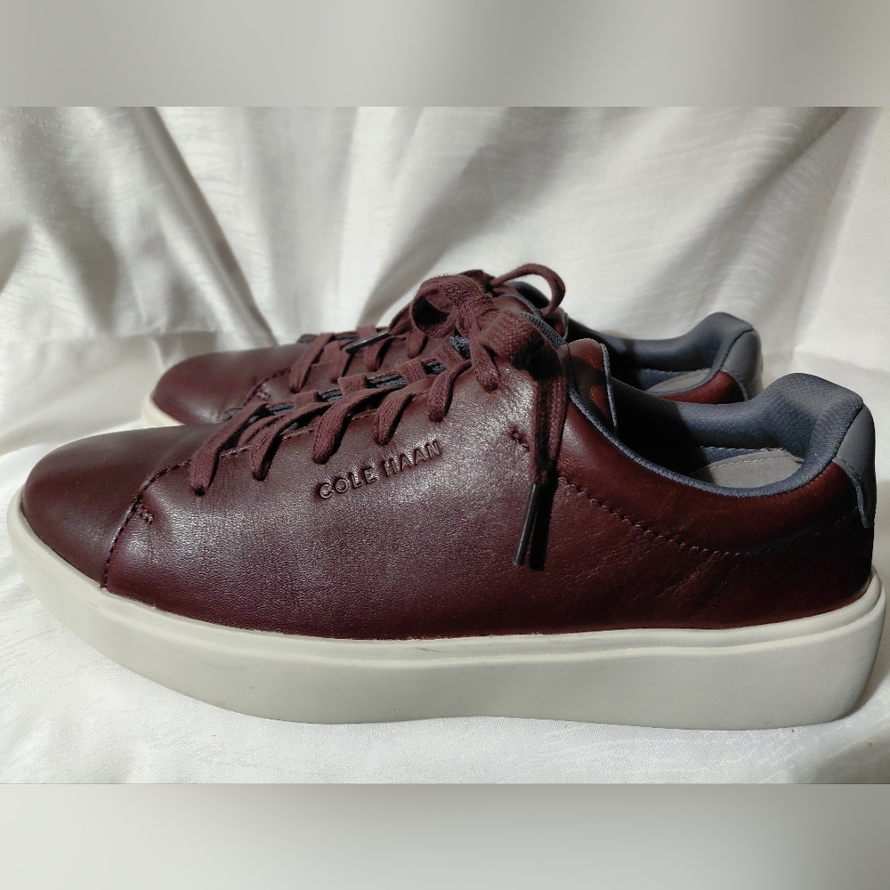 Cole Haan Men's Burgundy Sneakers - Picture 2 of 5